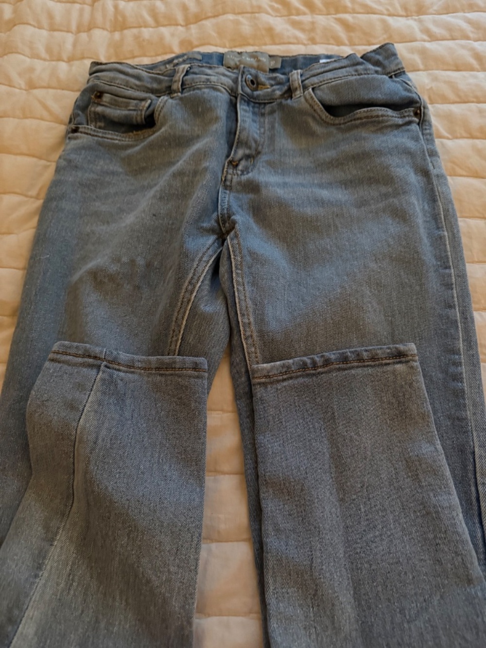 lucky brand childs jeans waist 28 inseam 26 light denim